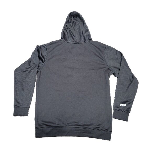 Batman Size Large Hoodie Pullover by TM & DC Comics Black Neon Green - Picture 2 of 10